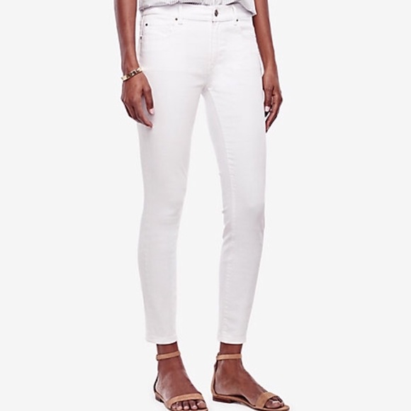 Ann taylor white jeans Clearance